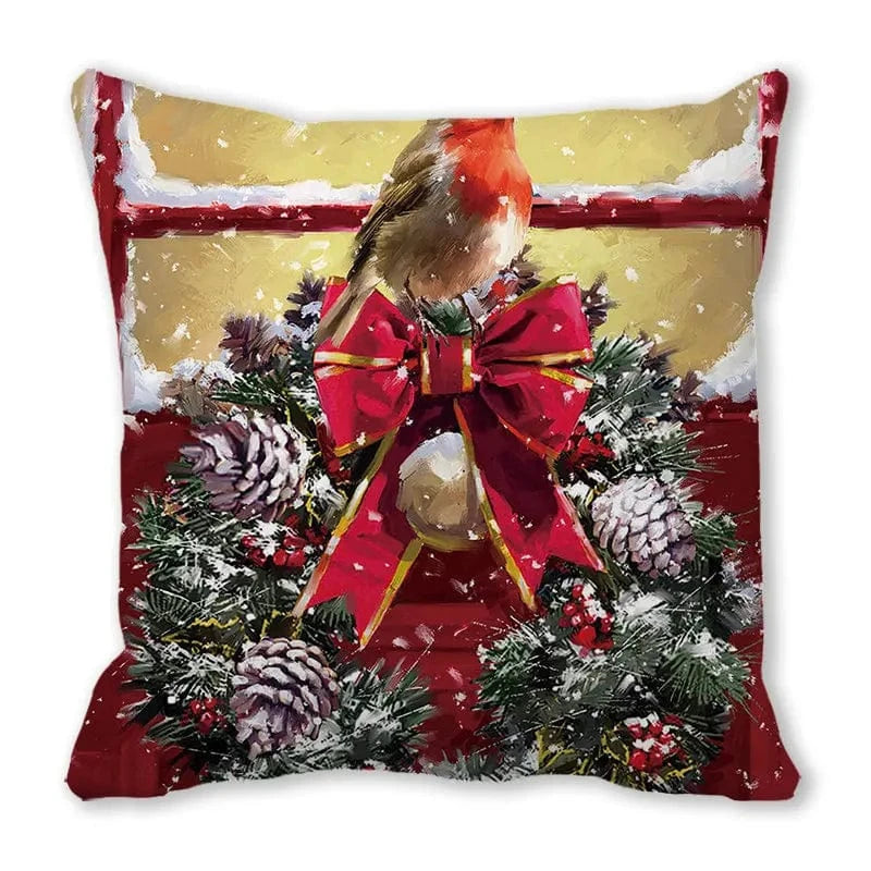028 / 50x50cm  only cover housses de coussin de noel