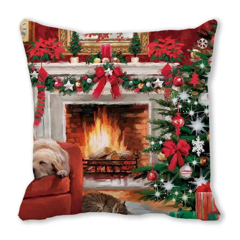029 / 50x50cm  only cover housses de coussin de noel