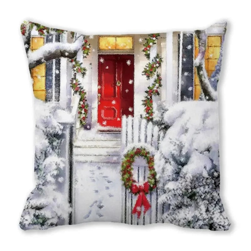 030 / 50x50cm  only cover housses de coussin de noel