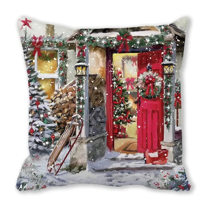031 / 50x50cm  only cover housses de coussin de noel