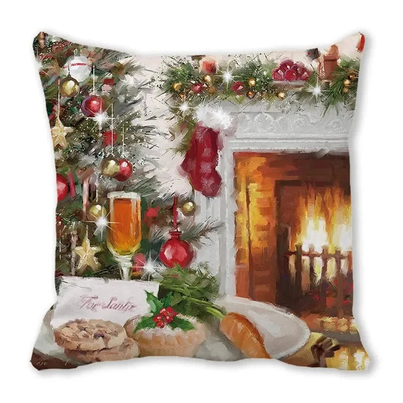 036 / 50x50cm  only cover housses de coussin de noel