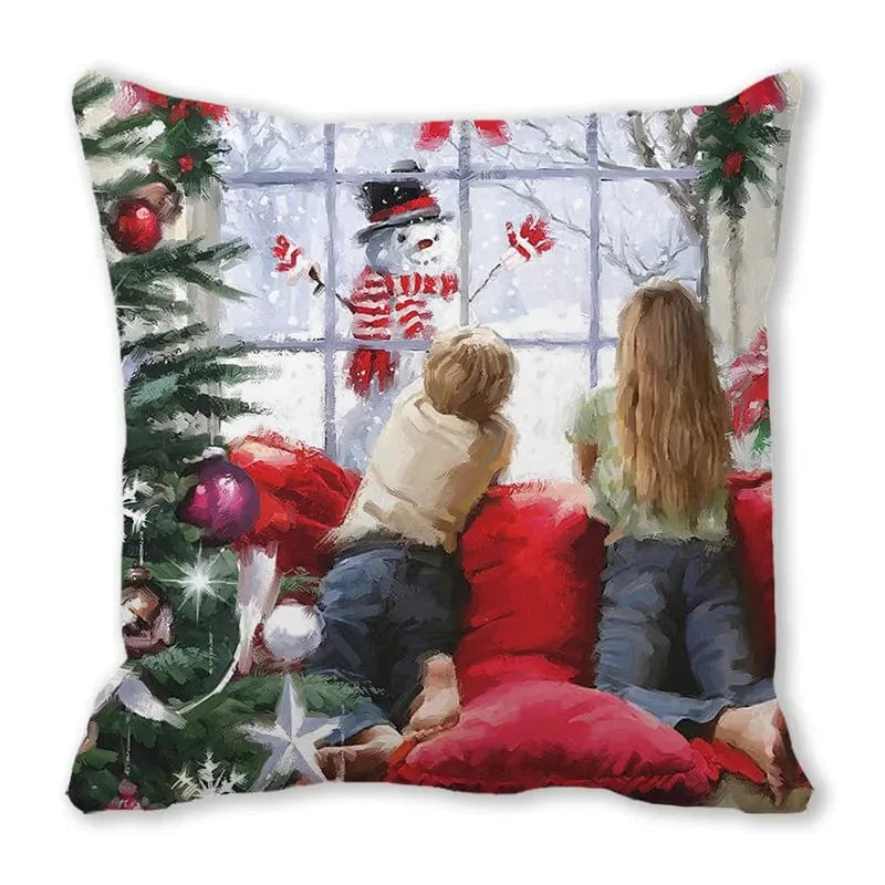 037 / 50x50cm  only cover housses de coussin de noel