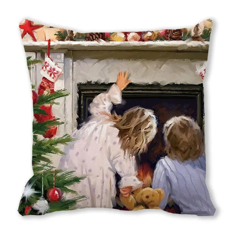 039 / 50x50cm  only cover housses de coussin de noel