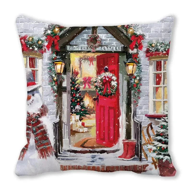 041 / 50x50cm  only cover housses de coussin de noel