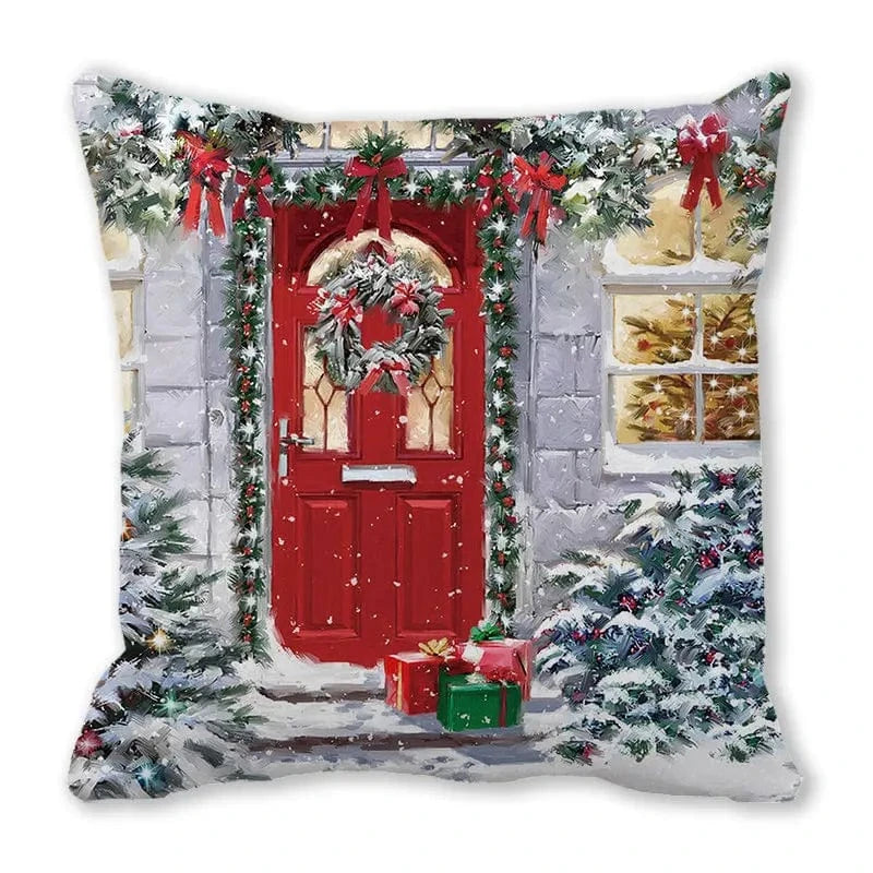 042 / 50x50cm  only cover housses de coussin de noel