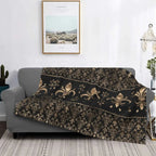 1 / 150x200cm plaid fleur de lys