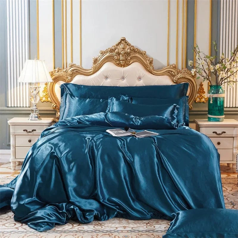 1 / 180x210cm 3 pcs set parure de lit "night satin"
