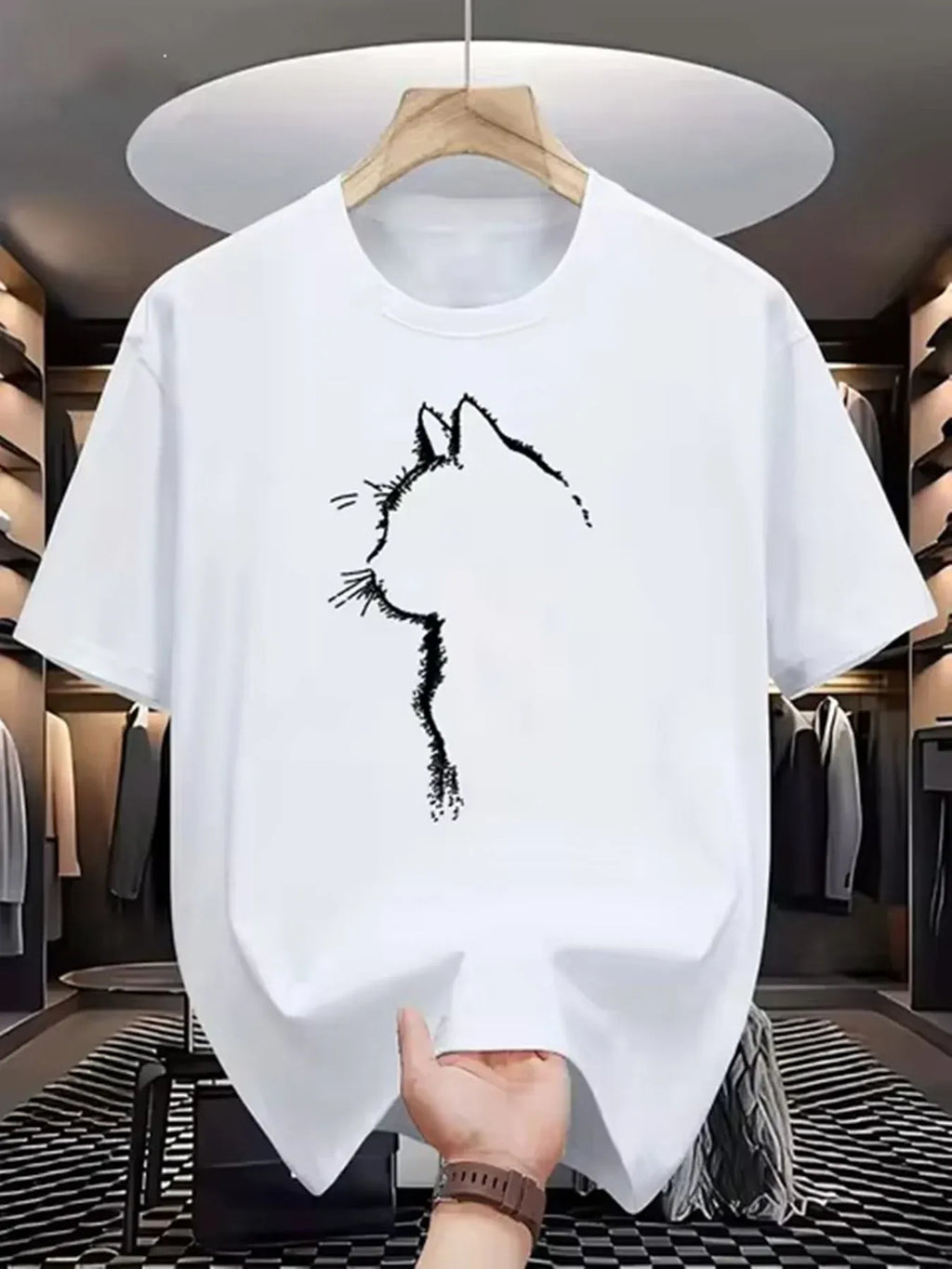 1 / 5-6Y T-Shirt Chat Enfant