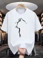 1 / 5-6Y T-Shirt Chat Enfant