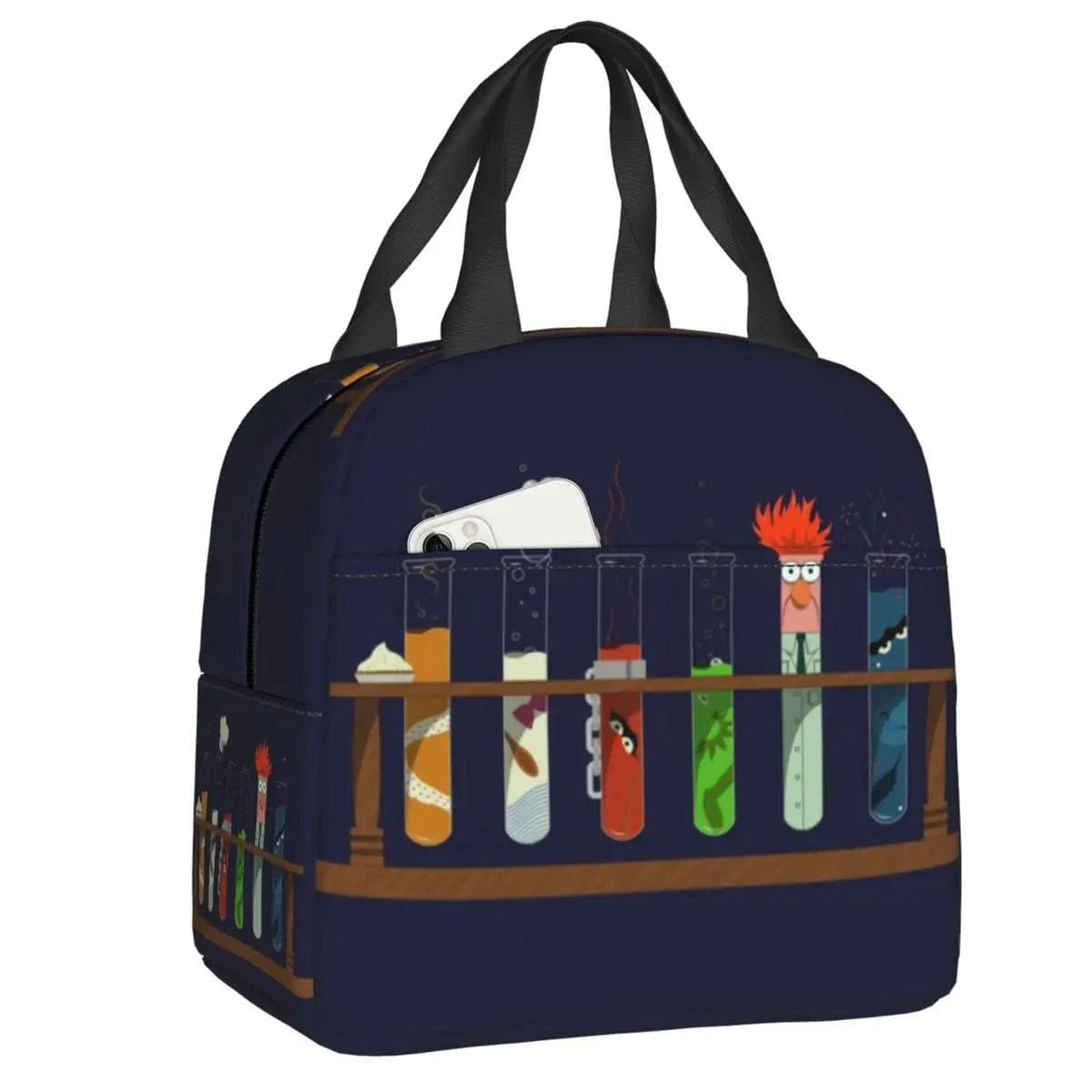 10 / 22x20x10cm  9x8x4in lunch bag chimie