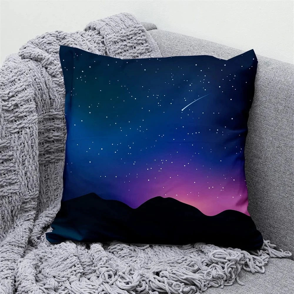 10 / 50x50cm taie d oreiller ciel étoilé
