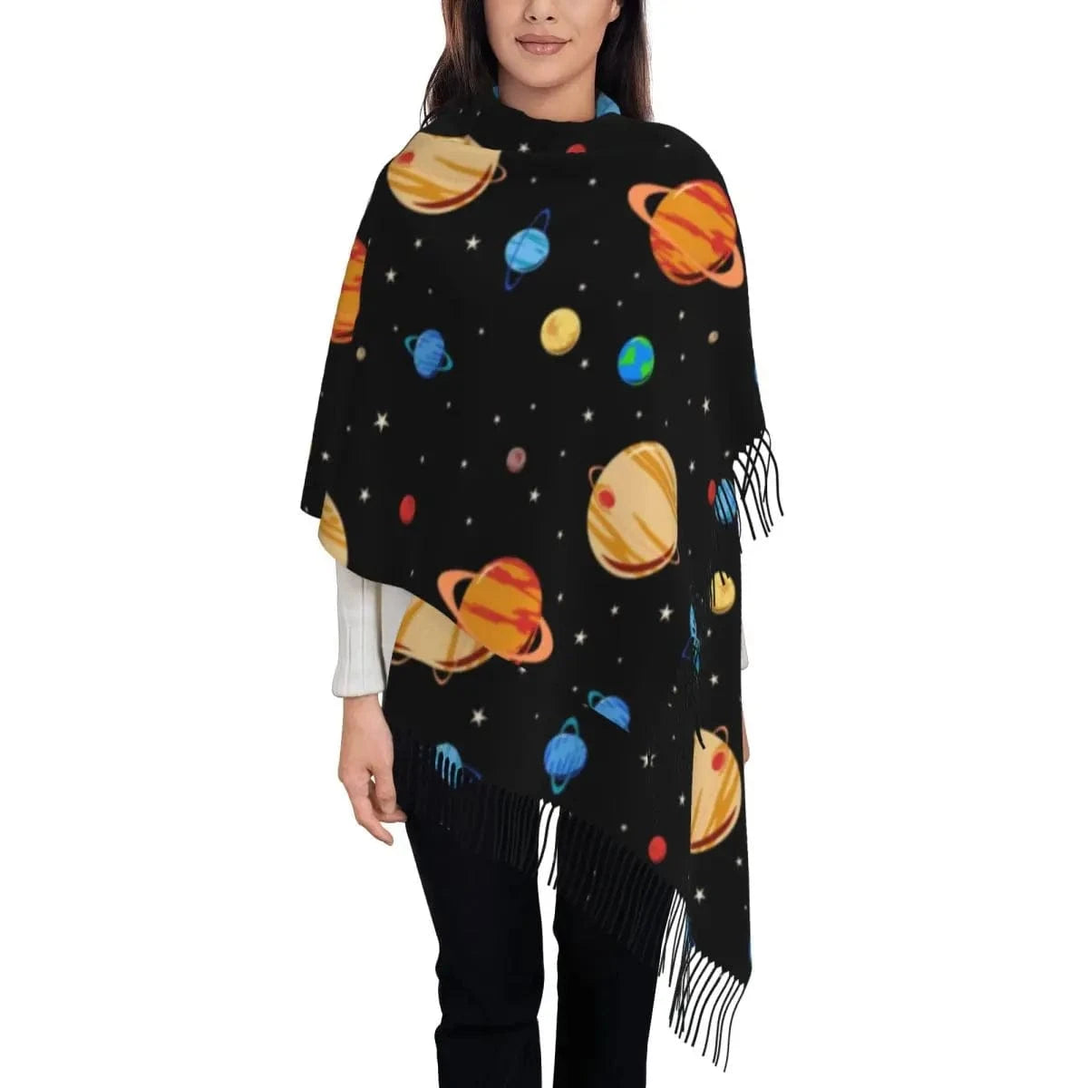 10 / 72x197cm écharpes galaxies