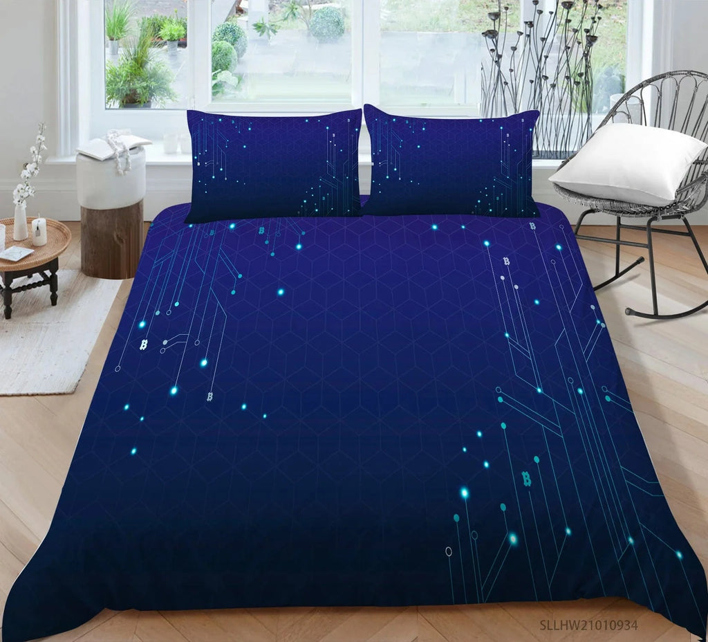 10 / EU King 240x220cm parure de lit 3 pièces