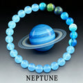 10 Neptune / 21cm(8.27inch) / 8 mm Beads bracelets planetes