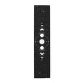 1009-ZQ / 180x33cm chemin de table noir celeste