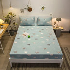 11 / 150x200cm  1 pièce Drap housse 100% coton imprimé  150X200