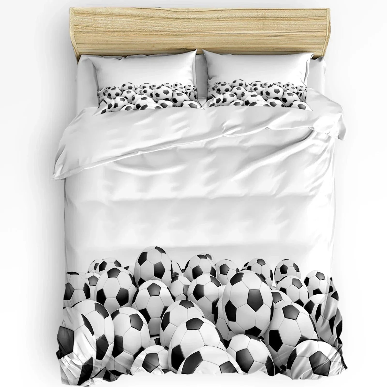 11 / 180x210cm(50x75cmx2) parure de lit foot