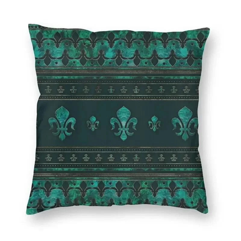 11 / 60x60cm housse de coussin fleur de lys