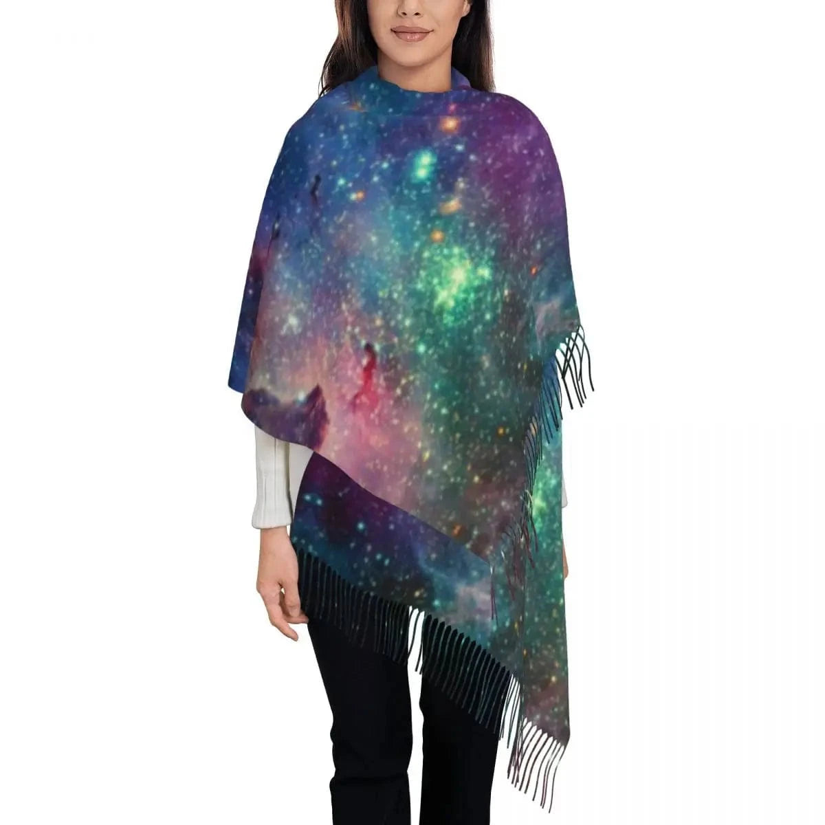 11 / 72x197cm écharpes galaxies