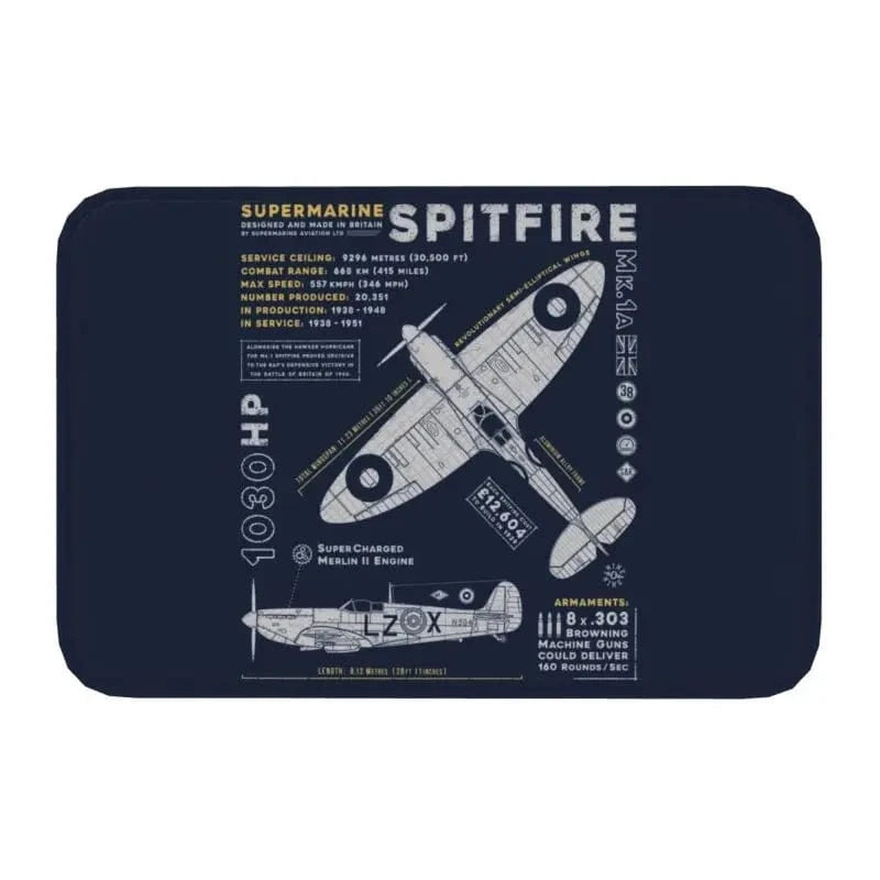 12 / 40cmx60cm Tapis de souris aviation