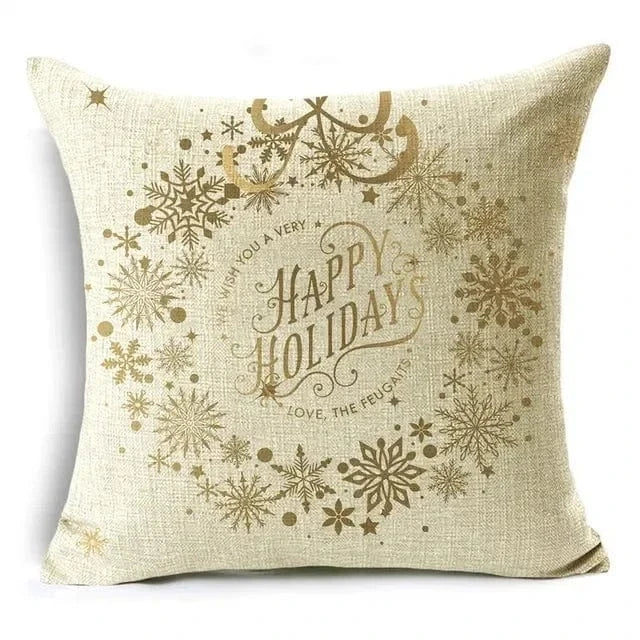 12 / 45x45cm housse de coussins noel