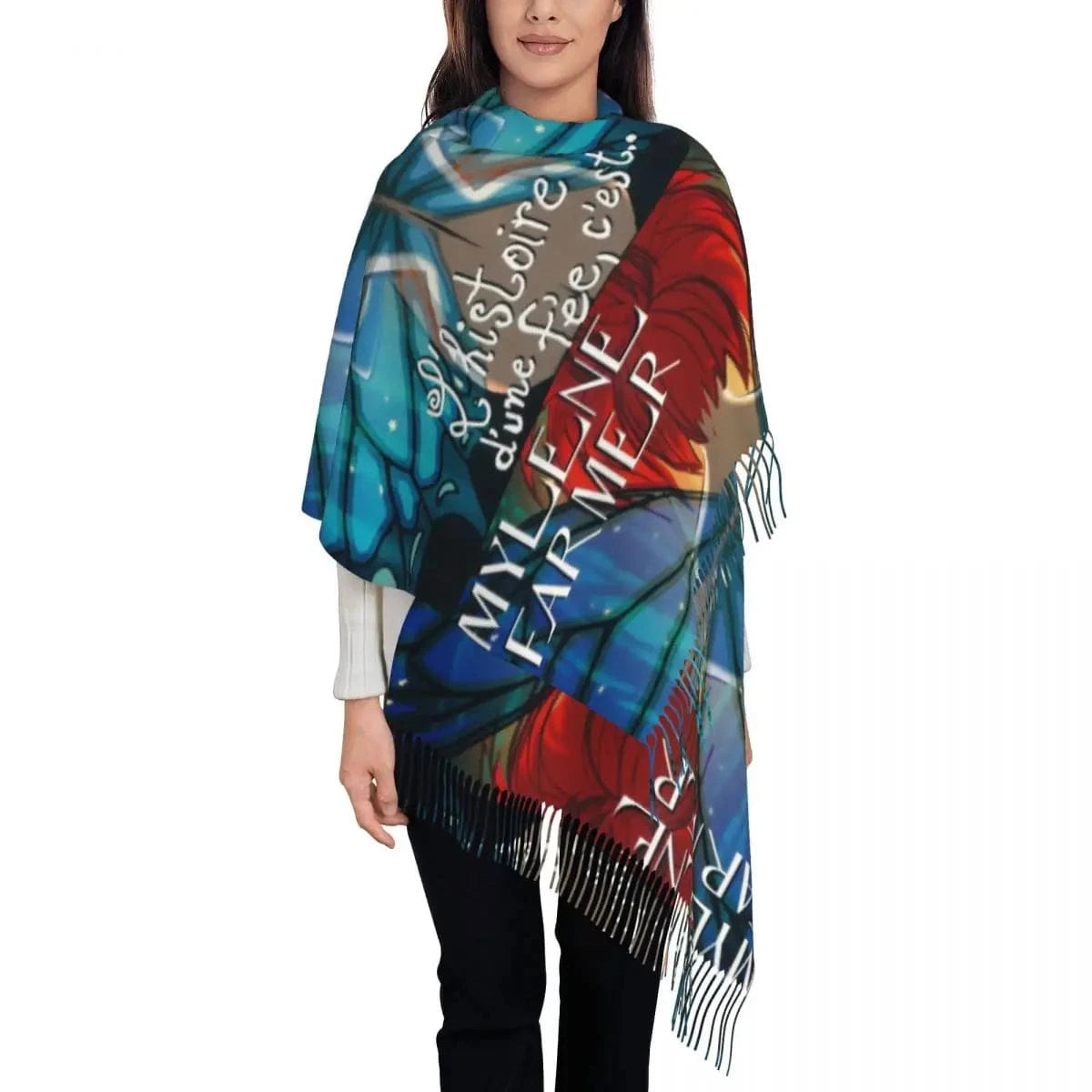 12 / 72x197cm écharpe mylène Farmer