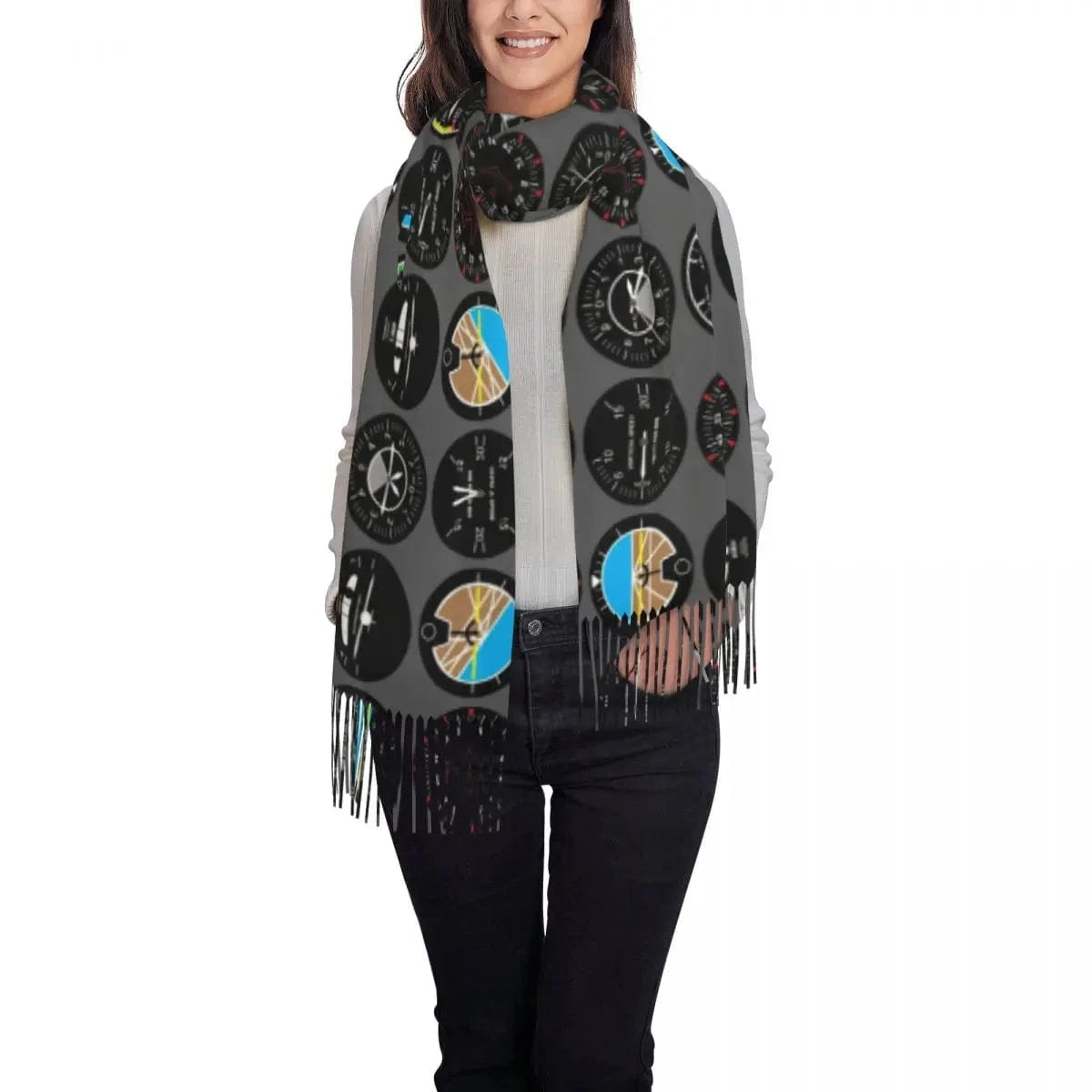 12 / 72x197cm écharpes aviation