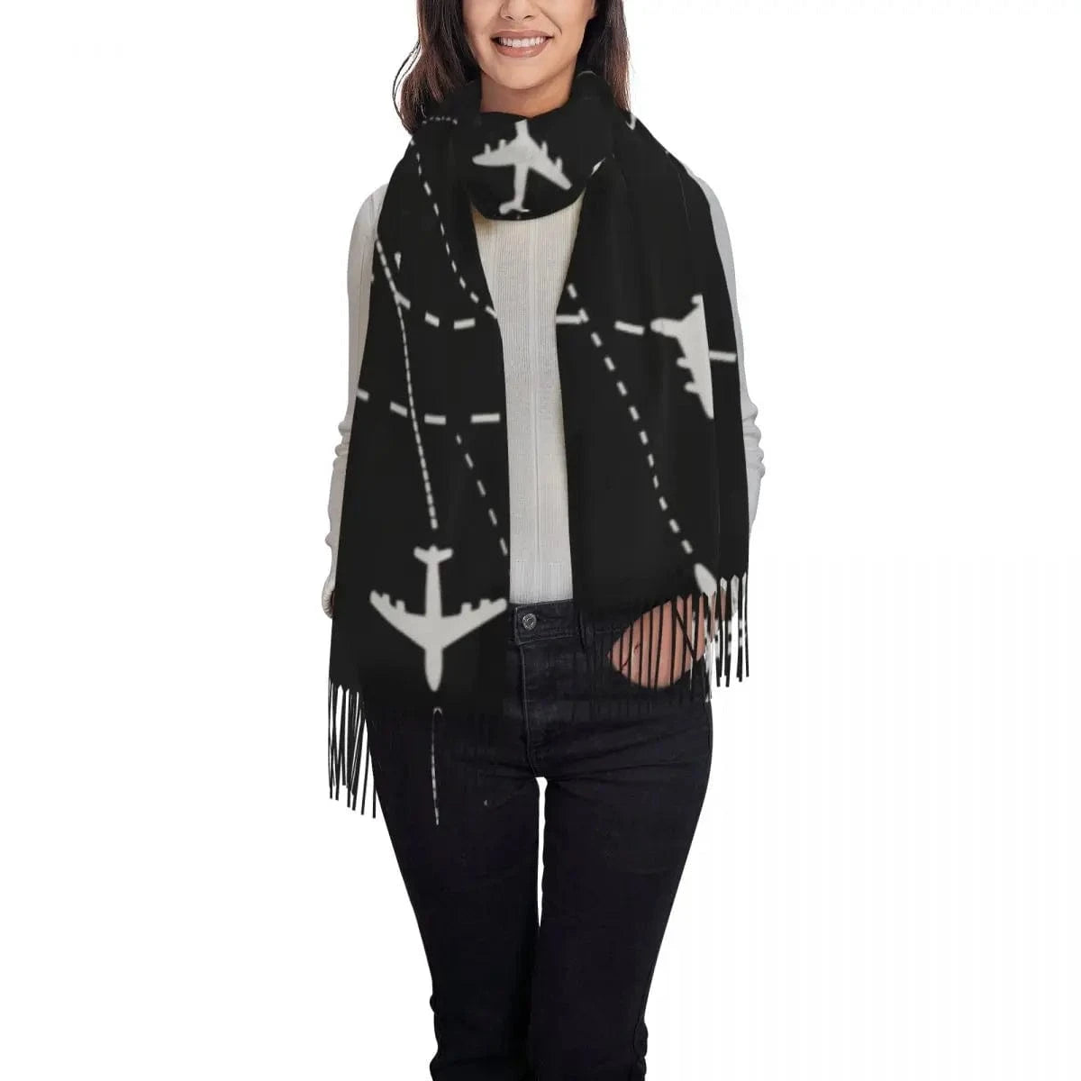 13 / 72x197cm écharpes aviation