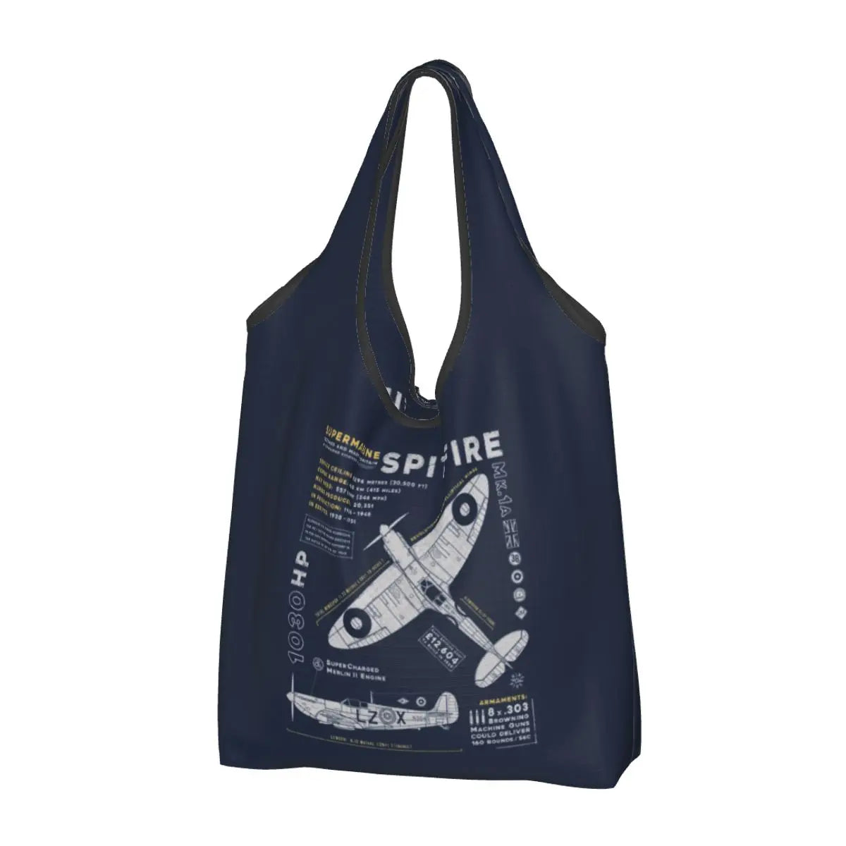 13 / Shopping Bag cabas avions