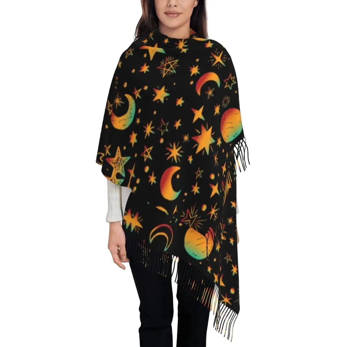 16 / 72x197cm écharpes galaxies