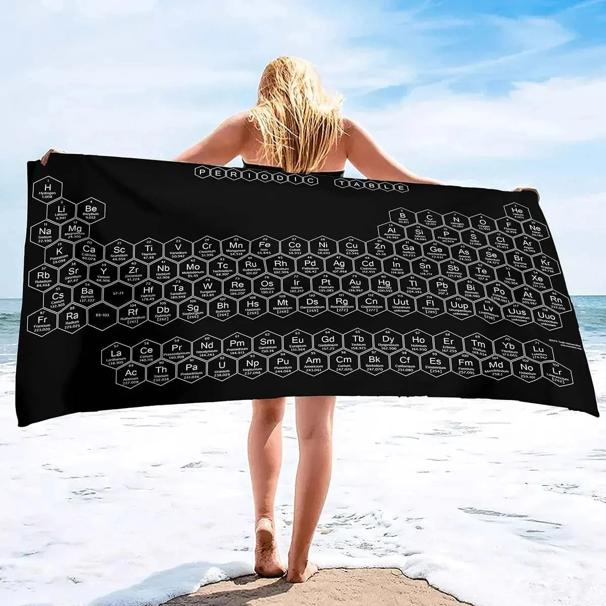 16 / H80xW160cm serviette de plage chimie