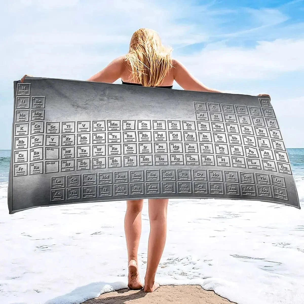 17 / H80xW160cm serviette de plage chimie