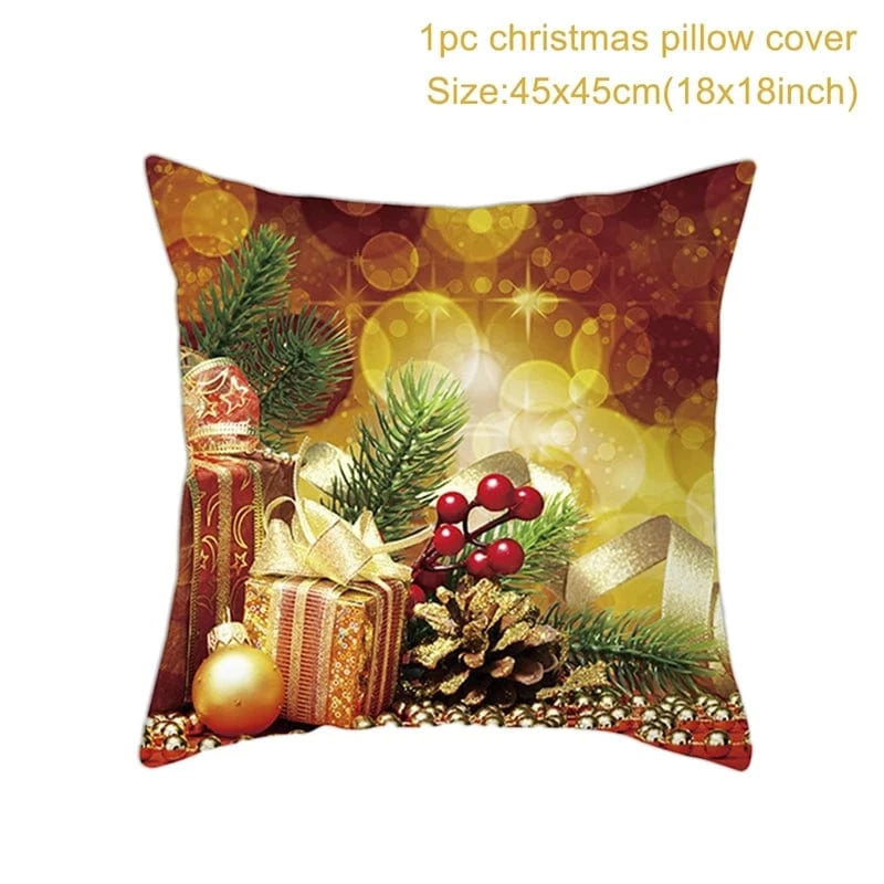 17 housses de coussins de noel