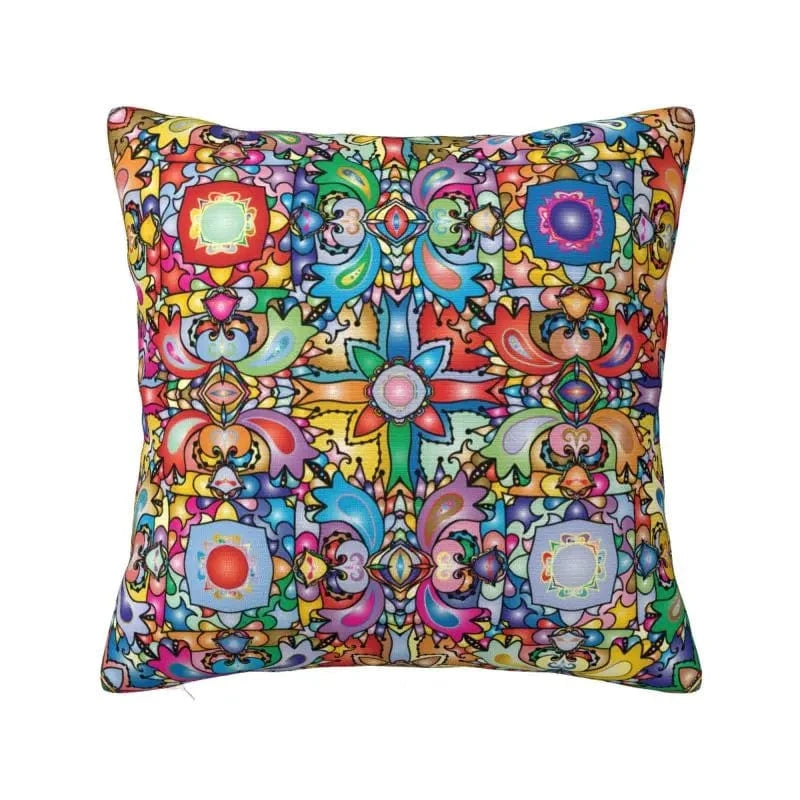 18 / 40x40cm housse de coussin mandala