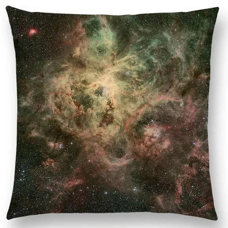 18 / 450mm*450mm housse de coussin galaxie