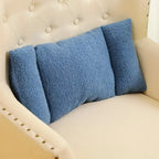 1pcs blue Oreiller Lombaire 3 Segments
