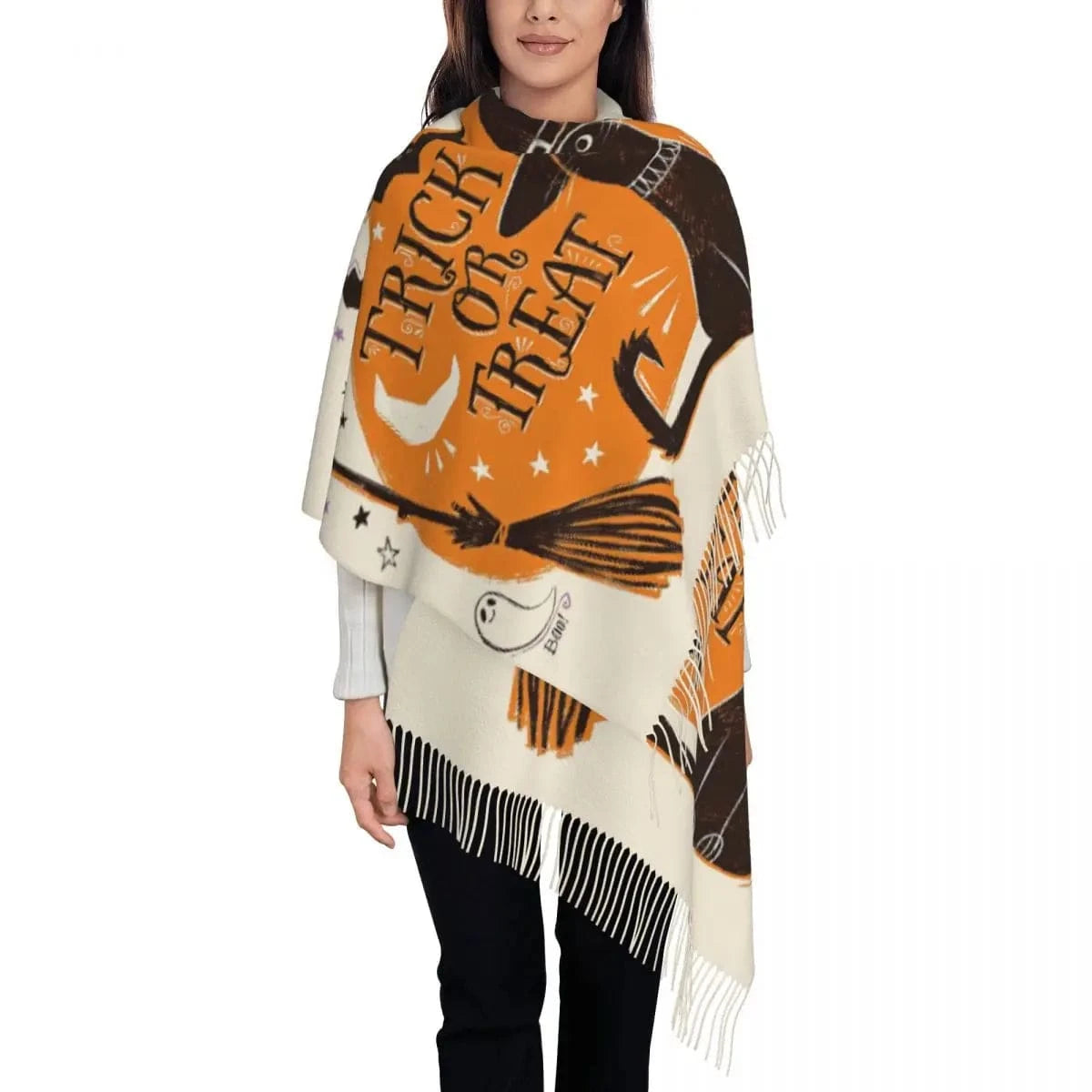 2 / 72x197cm écharpe halloween