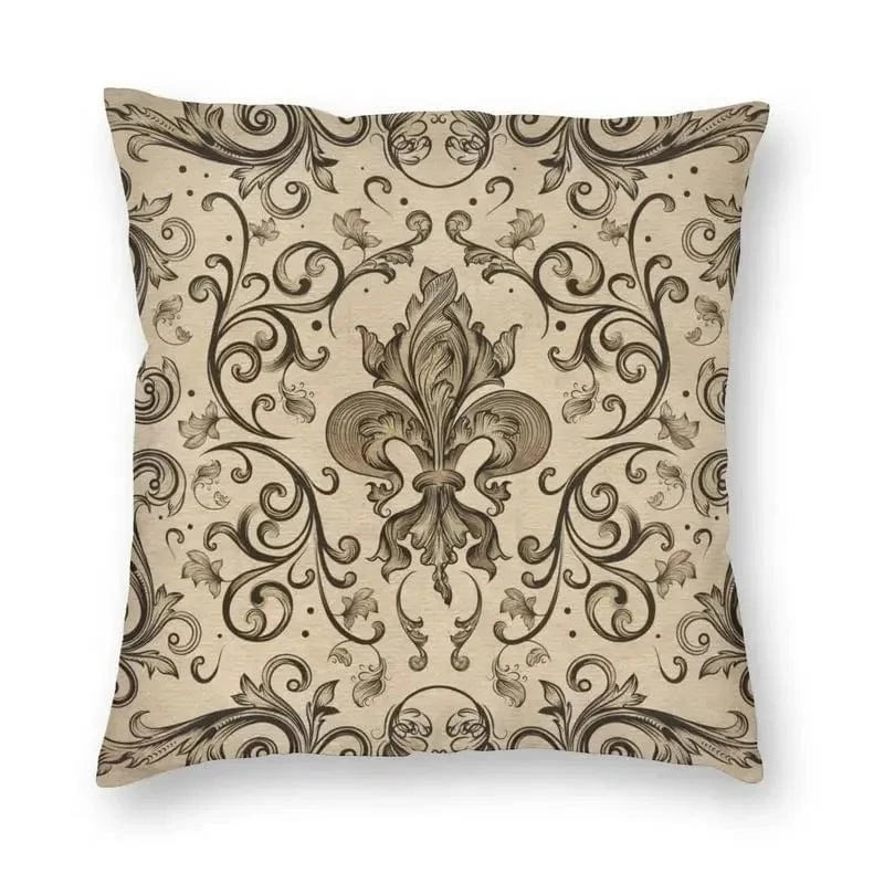 20 / 60x60cm housse de coussin fleur de lys