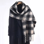 28x210cm écharpe cashmere