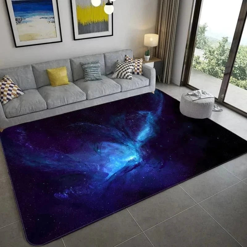 3 / 120x160cm tapis univers hubble