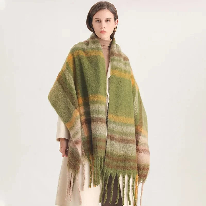 3 / 220X52cm écharpe à frange