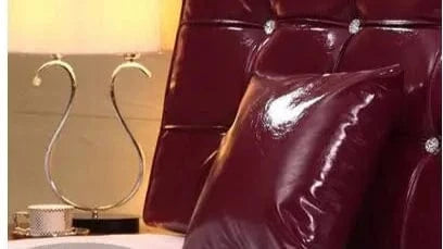 3 / 450mm*450mm housse de coussin en cuir