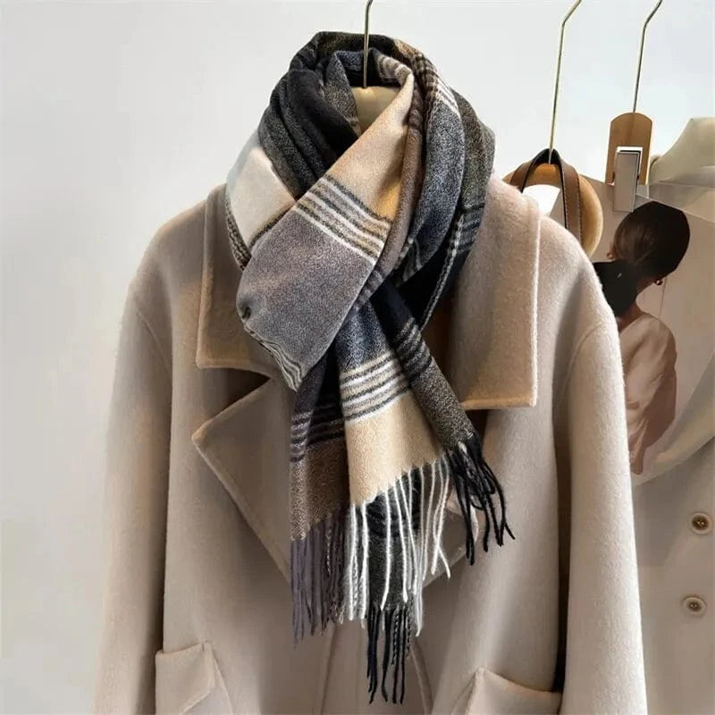 3 écharpe a carreaux