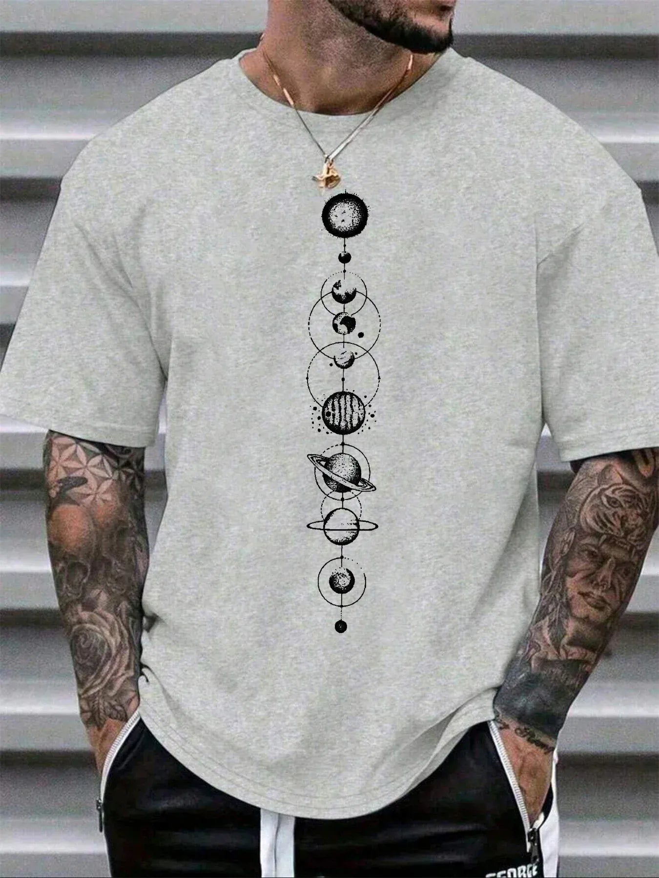 3 / L T-Shirt Planète