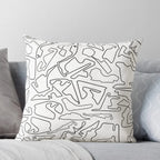 30X30cm housse de coussin fond blanc