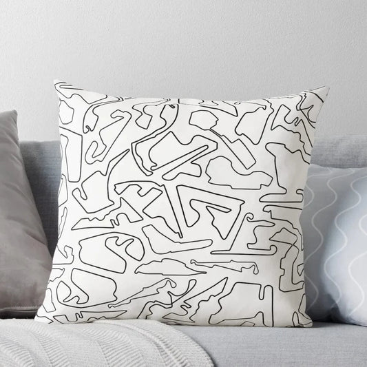 30X30cm housse de coussin fond blanc