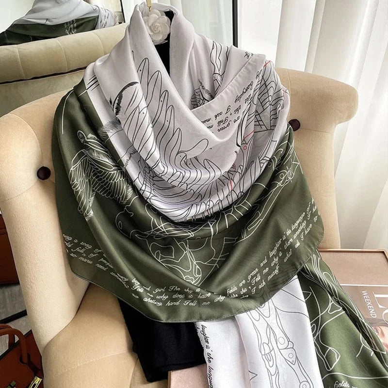 34 / 180X90cm foulard soft ladies
