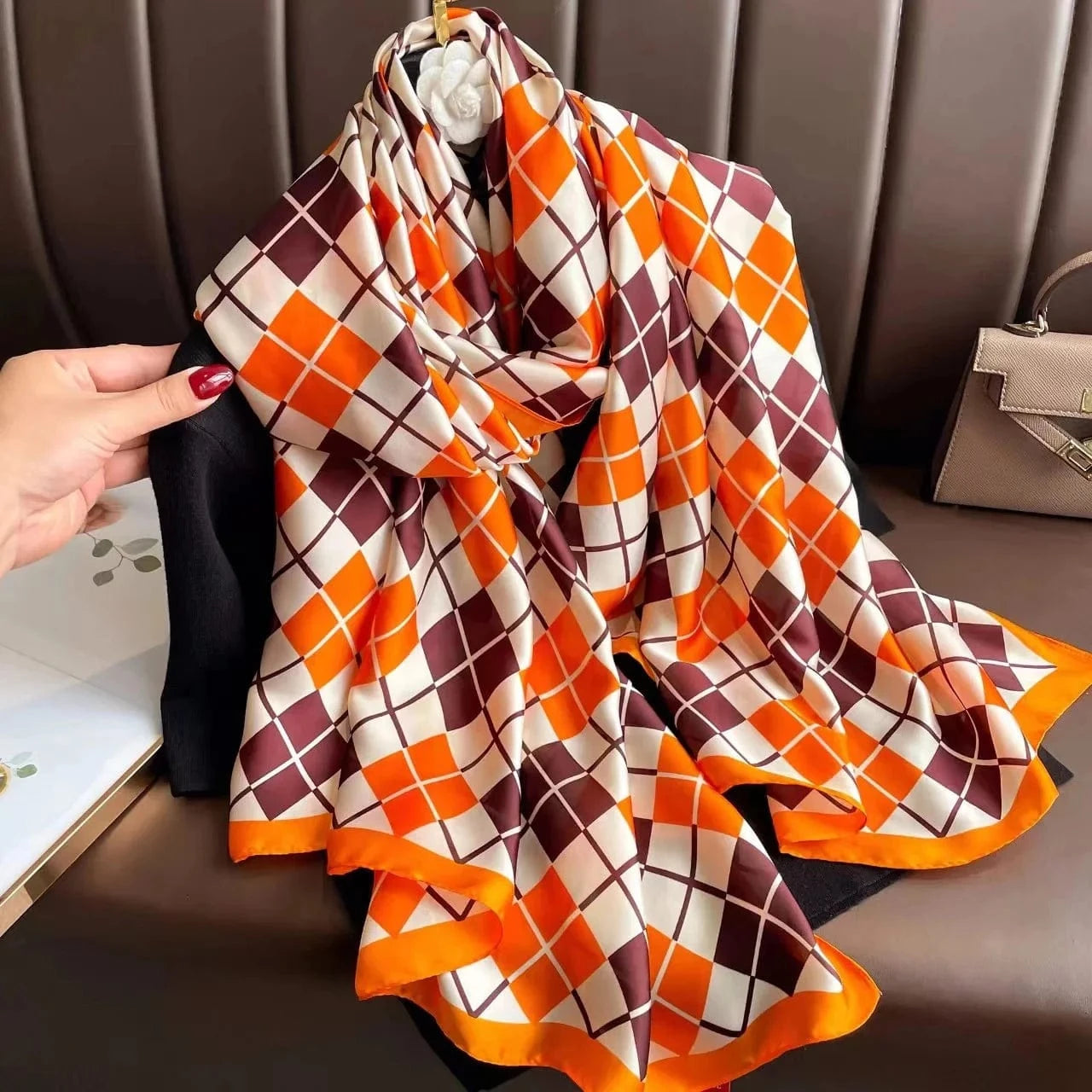 56 / 180X90cm foulard soft ladies