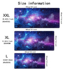 60x30 cm Large Mouse Pad Purple Galaxy