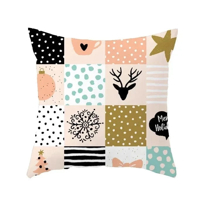 7 / 40x40cm housse de coussin noel